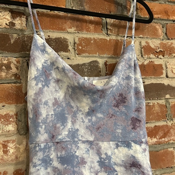 ASTR Marbled Cowl Slip Dress Size L - Picture 4 of 9